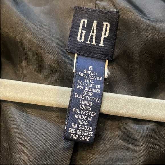 GAP Women's Charcoal Gray Dress Coat - Picture 2 of 9